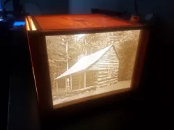 Lithophane Frame for 3 Lithophanes