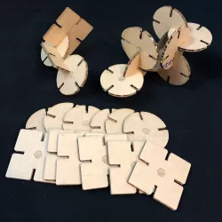 Locky: The Laser-Cut Tile Construction Set