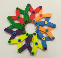 Make Sense of the Hoberman Sphere / Circle, Linkage