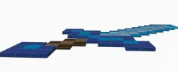 Minecraft sword wall decoration