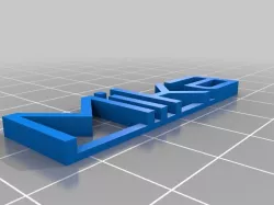 My Customized 3D name plate Mika
