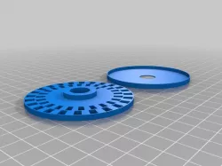 Optoelectrical Rotary Quadrature Encoder Disc and Sensor Mount