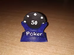 Poker chip stand
