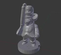 Pookah Soldier With Eye Replacement