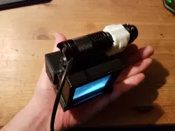 Portable RPI ZERO W Nightvision/Surveillance Cam with IR/IR-7W (Torch) -- Raspberry PI Zero W IR Nachtsicht Kamera mit Überwachungsfunktion