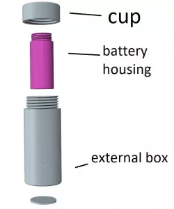 Powerfull led torch (770 - 1300 lumen) with 18650 battery