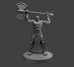 Raging Half Orc Barbarian Collection