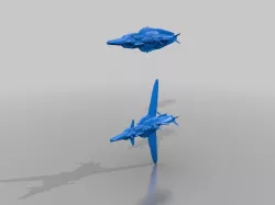 ROBOTECH TIROL STELLAR REPUBLIC COLONY PATROL CRUISER