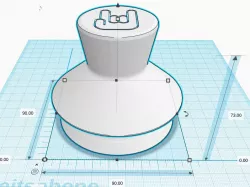 Round ice scraper (for dry hands)