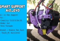 Smart Support Hotend AiO (CR10 (S,PRO),Tornado,Ender...)
