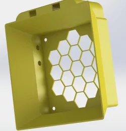 Smoke extractor are basing IKEA lamp