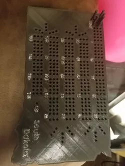 South Dakota Cribbage Board