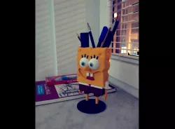 Spongebob Squarepants Figure and Pencil Holder