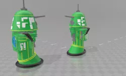 Star Wars A New Hope R1-G4 Astromech 3 3/4"