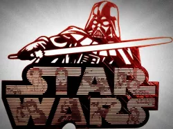 STAR WARS LOGO STENCIL 