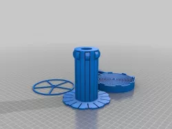 Stiffer Auto-Rewind Spool Holder for Prusa spools