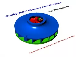 Sucky NOT Blowy AeroTurbine for 380 motors