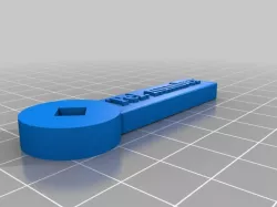 Tap water key and keychain