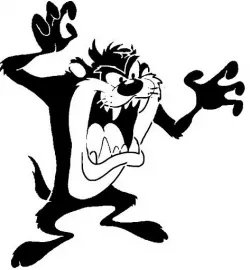 Tasmanian Devil stencil
