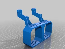 Tevo Tornado dual titan mount with filament guides