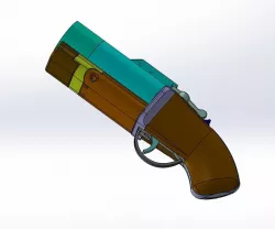 Trigger guard for M79 airsoft grenade launcher