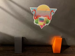 Vertical stand for Macbook Pro or mid-sized laptop