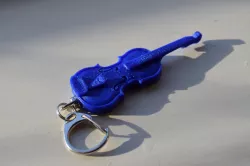 Violin keychain