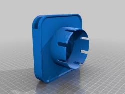 VMC bouche d'angle 80mm