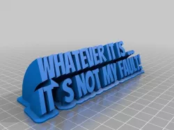 whatever name plate