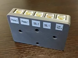 2-line DSL and phone splitter