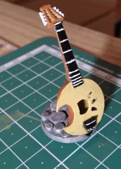 28mm Bard Lute Miniature