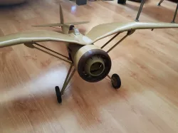 3d printed PZL p11c engine cowl nut slot