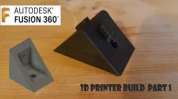 3D Printer Build Part 1 3030 Corner Bracket