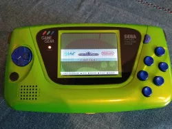 6 button template for Sega Game Gear case mod
