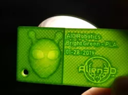 Alien3D Swatch Card