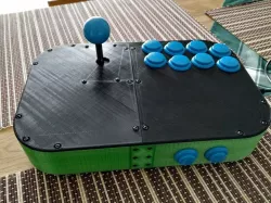 Arcade joystick controller case USB 10 buttons zero delay