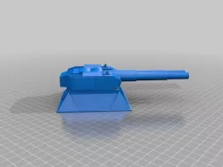 Battleship style  turret for 28mm wargames. Warhammer, warpath ect 
