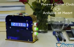 Big Character Arduino Clock