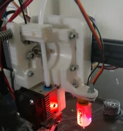 BLTouch holder for half bowden chimera extruder