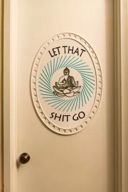 Buddha wall art sign