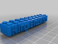 Channel lego keychain