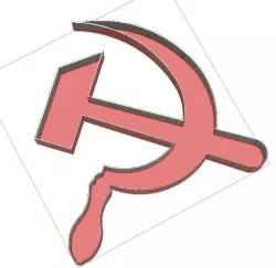 Communist Cookie Cutter (Hammer & Sickle)