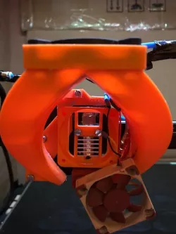 CR10S All Metal Hotend fan duct