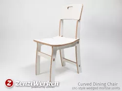 Curved Dining Chair cnc