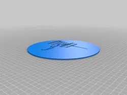 Disc Golf Basket 9in Cake Duster