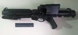 E11 Blaster Wall Display Mounts - Star Wars Stormtrooper