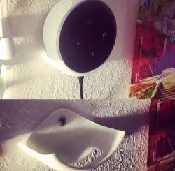 Echo Dot (3rd Gen) Form-Fitting Wall Mount (Amazon Alexa Device Accessory)