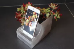 Fibonacci Phone Stand Speaker Desktop Planter
