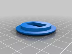 Floor mat twist lock grommet