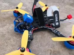 GPS Holder mount with plastic flange for Drone Racer
